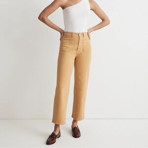 Madewell Madewell 2.0 Cropped Wide-Leg Pants